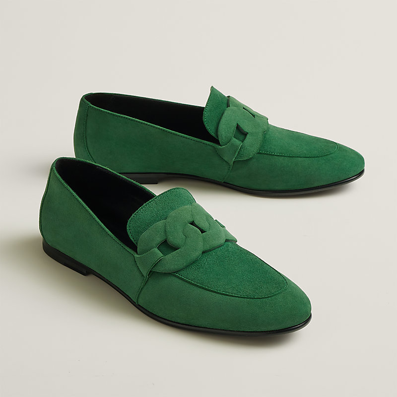 Green clearance mens loafers